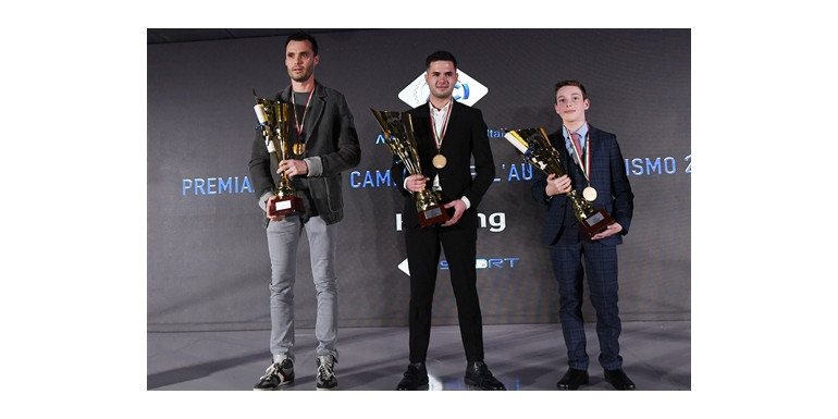 Awards were given to the winners of the Italian ACI Karting Championships