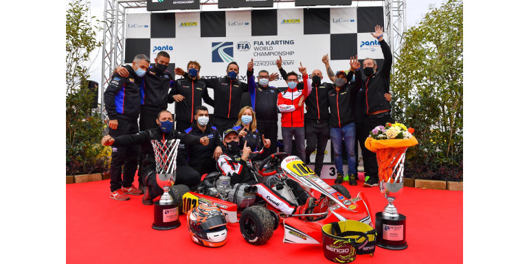 Modena Kart Champion with Cunati victory in the KZ2 International Super Cup