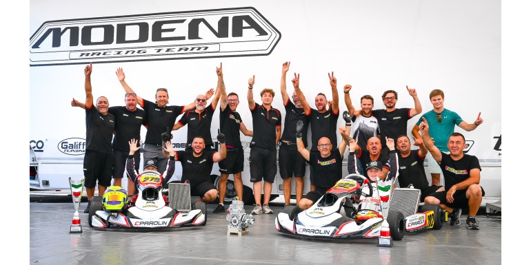 MODENA KART P1 AND P2 IN THE ITALIAN CHAMPIONSHIP