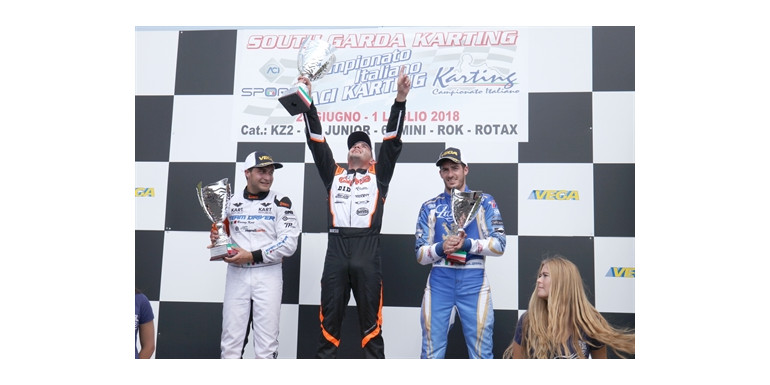 Cunati con il Team Modena Kart può far paura.