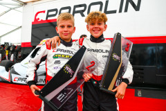 SPETTACOLARE DOPPIO PODIO DI MODENA KART  NELLA WSK EURO SERIES